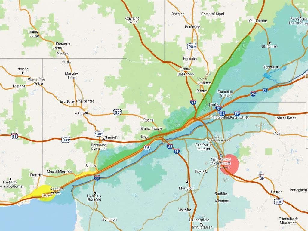 Cartografía GIS de carreteras